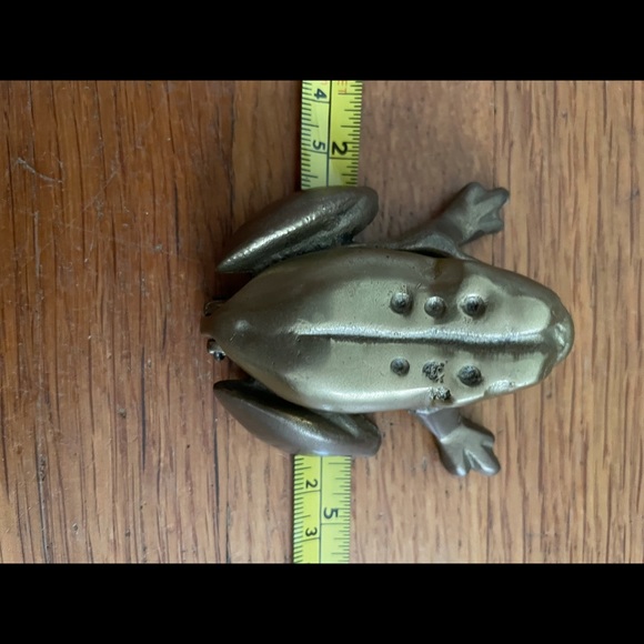 Vintage Metal Frog Figurine - Picture 5 of 6